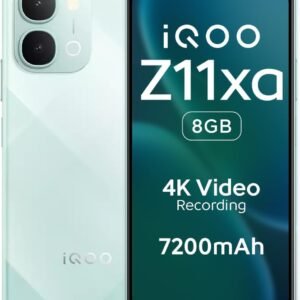 iQOO Z11xa 5G (Prismatic Green, 8GB RAM, 128 GB Storage) | Massive 7200mAh Battery | Dimensity 7400 Turbo Processor | OriginOS 6 with 4 Years of Security Updates*