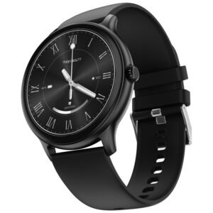 Fire-Boltt Phoenix Round Smart Watch 1.38" HD Display with Bluetooth Calling, SpO2 & Heart Rate Monitor, 120+ Sports Modes, IP67 Waterproof, Fitness Tracker Smartwatch for Men & Women - Black