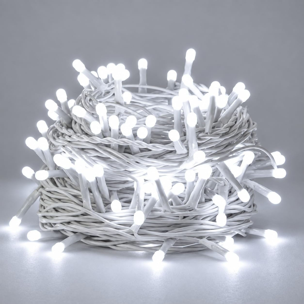 Lexton Lunar Ultra Bright String Light/Fairy Light | 75 LED | Plug Sourced | Best for Home Decorative Indoor & Outdoor Decoration, Diwali, Christmas, Wedding Light (Pack of 50, White)