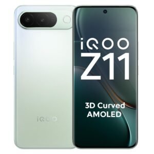 iQOO Z11 5G (Aurora Green, 6GB RAM, 128GB Storage) | India's 1st MediaTek Dimensity 7500 Turbo Processor* | 3D Curved Display- Brightest Display in the Segment* | AI Captions- Record & Recap*